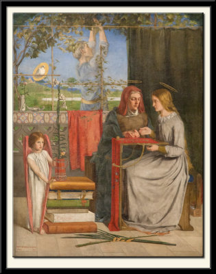 The Girlhood of Mary Virgin, 1848-9