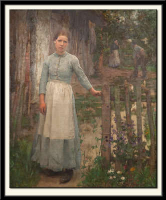 The Girl at the Gate,1889