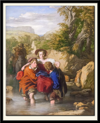 The Ford ('Crossing the Ford'), exhibited 1842
