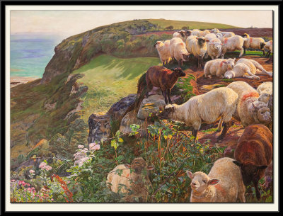 Our English Coasts ('Strayed Sheep'), 1852