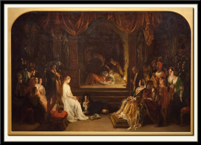 The Play Scene in 'Hamlet', exhibited 1842