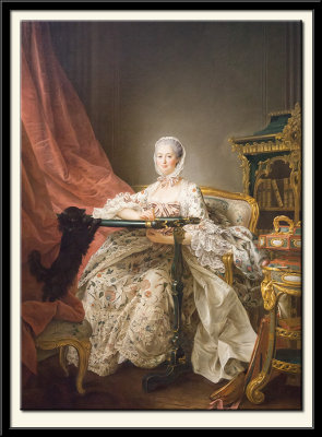 Madame de Pompadour at her Tambour Frame, 1763-4