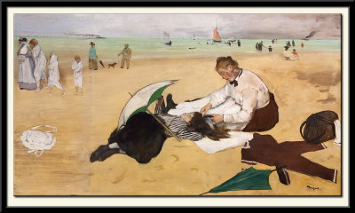Beach Scene, about 1869-70