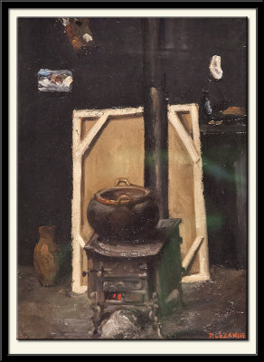 The Stove in the Studio, about 1865