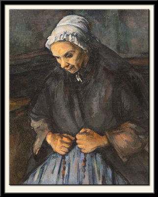An Old Woman with a Rosary, about 1895-6