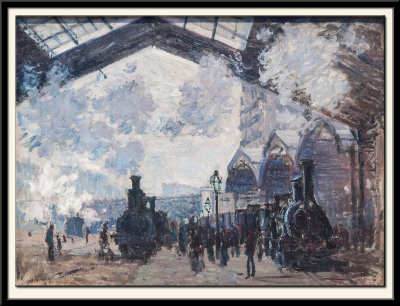 The Gare St-Lazare, 1877