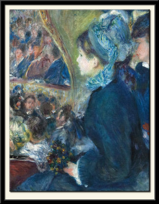 At the Theatre (La Premiere Sortie), 1876-7