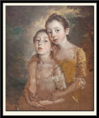 The Painter's Daughters with a Cat, about 1760-1