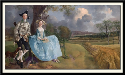 Mr and Mrs Andrews, about 1750, (unfinished)