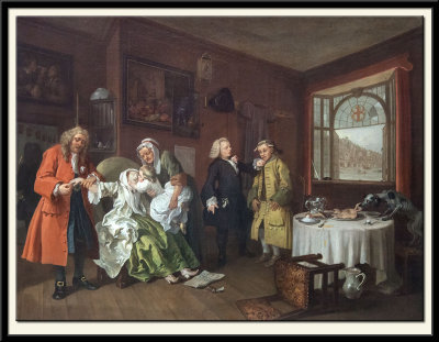 Marriage A-la-Mode: 6. The Lady's Death, about 1743