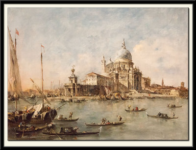 Venice: The Punta della Dogana with S. Maria della Salute, about 1770