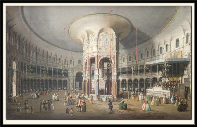London: Interior of the Rotunda at Ranelagh, 1754