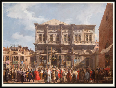 Venice: The Feast Day of Saint Roch, about 1735
