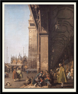 Venice: Piazza San Marco and the Colonnade of the Procuratie Nuove, late 1750s