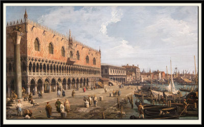 Venice: The Doge's Palace and the Riva degli Schiavoni, late 1730s