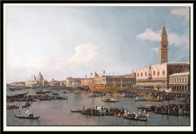 Venice: The Basin of San Marco on Ascension Day, about 1740