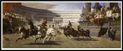 The Chariot Race, about 1882