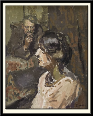Two Figures: What Maisie Knew (formerly called Hubby and Marie), 1914