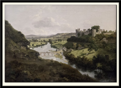 Ludlow Castle from Whitcliffe, Shroshire, 1792