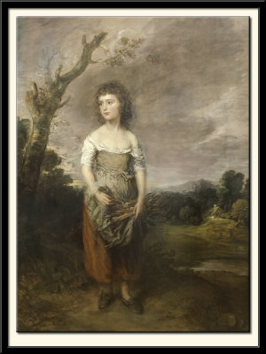 A Peasant Girl Gathering Faggots in a Wood, 1782