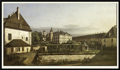 The Fortress of Konigstein: Courtyard with the Brunnenhaus, about 1756-8