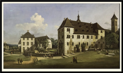 The Fortress of Konigstein: Courtyard with the Magdalenenburg, about 1756-8