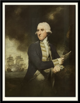 Admiral Lord Hood, about 1783