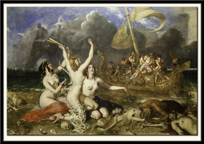 The Sirens and Ulysses, 1837