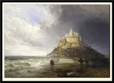 Mont St Michel, 1854