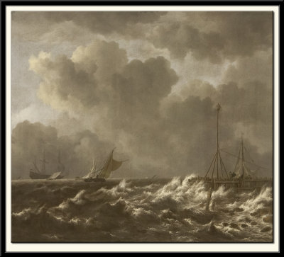 A Storm off the Dutch Coast, about 1665-170