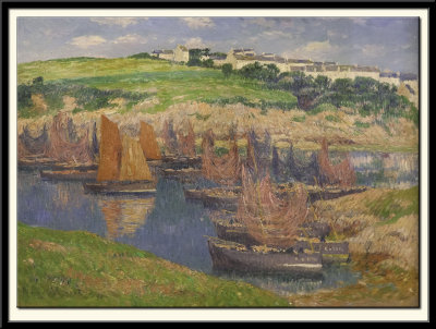 Fishing Boats at Douelan, perhaps 1898