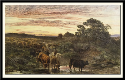 Cattle Fording a Stream, 1862