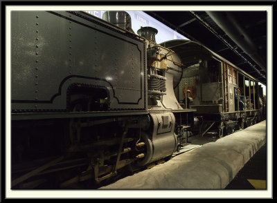 Locomotive and Rotory Snowplough
