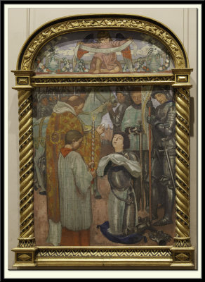 Angelot tenant un phylactere, 1912. La Communion de Jeanne d'Arc, 1909