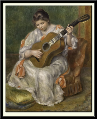 Femme jouant de la guitare, 1897