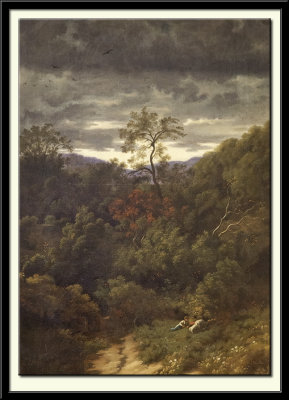 Dans les bois, automne, vers 1853-55