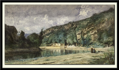 Bord de riviere, vers 1866-70