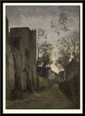 La Rue des Saules a Montmartre, vers 1850-60