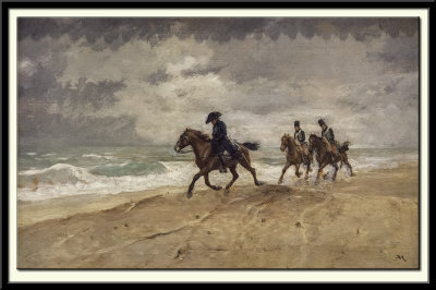 Le Gnral Championnet au bord de la mer, 1882