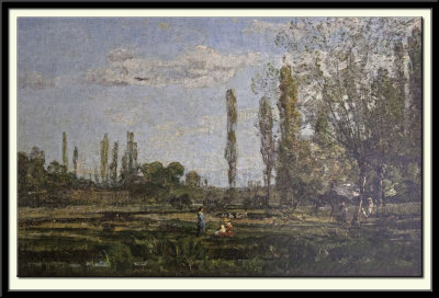 Un Peintre a l'tude dans la valle de Rossillon, 1879