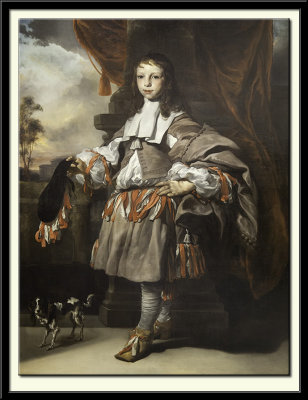 Portrait de garcon en pied, 1665