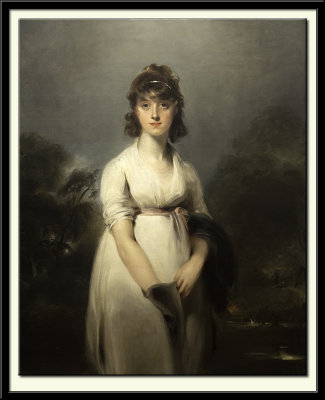 Portrait de Miss Sweeting, vers 1800