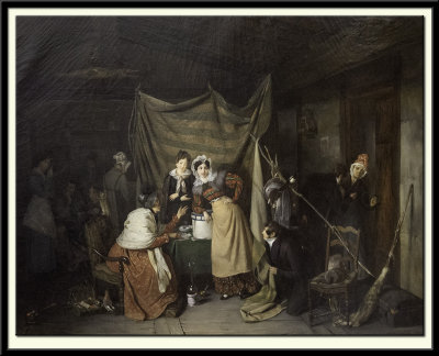 Une Sybille disant la bonne fortune a des jeunes gens, 1827