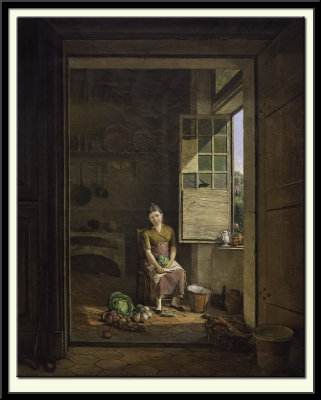 Intrieur de cuisine, 1814