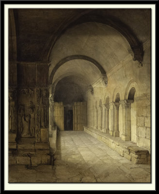 Le Cloitre de l'glise Saint-Trophime a Arles, 1822