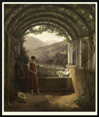 Jeune fille a la fontaine, 1825
