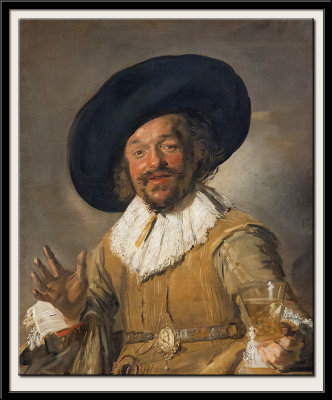 A Militiaman Holding a Berkemeyer, Known as The Merry Drinker, 1628-1630