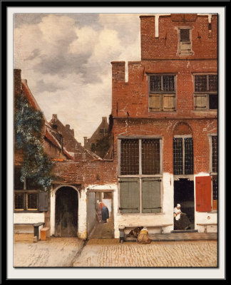 View of Houses in Delft, known as The Little Street, 1658