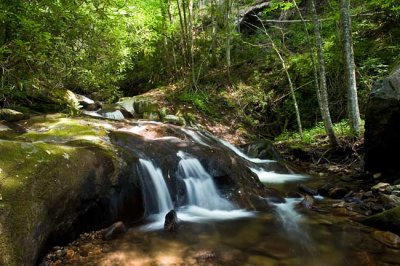 waterfall on Bearwallow Creek NNF 4