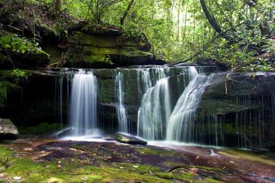 waterfall on Hickory Flat Creek 2